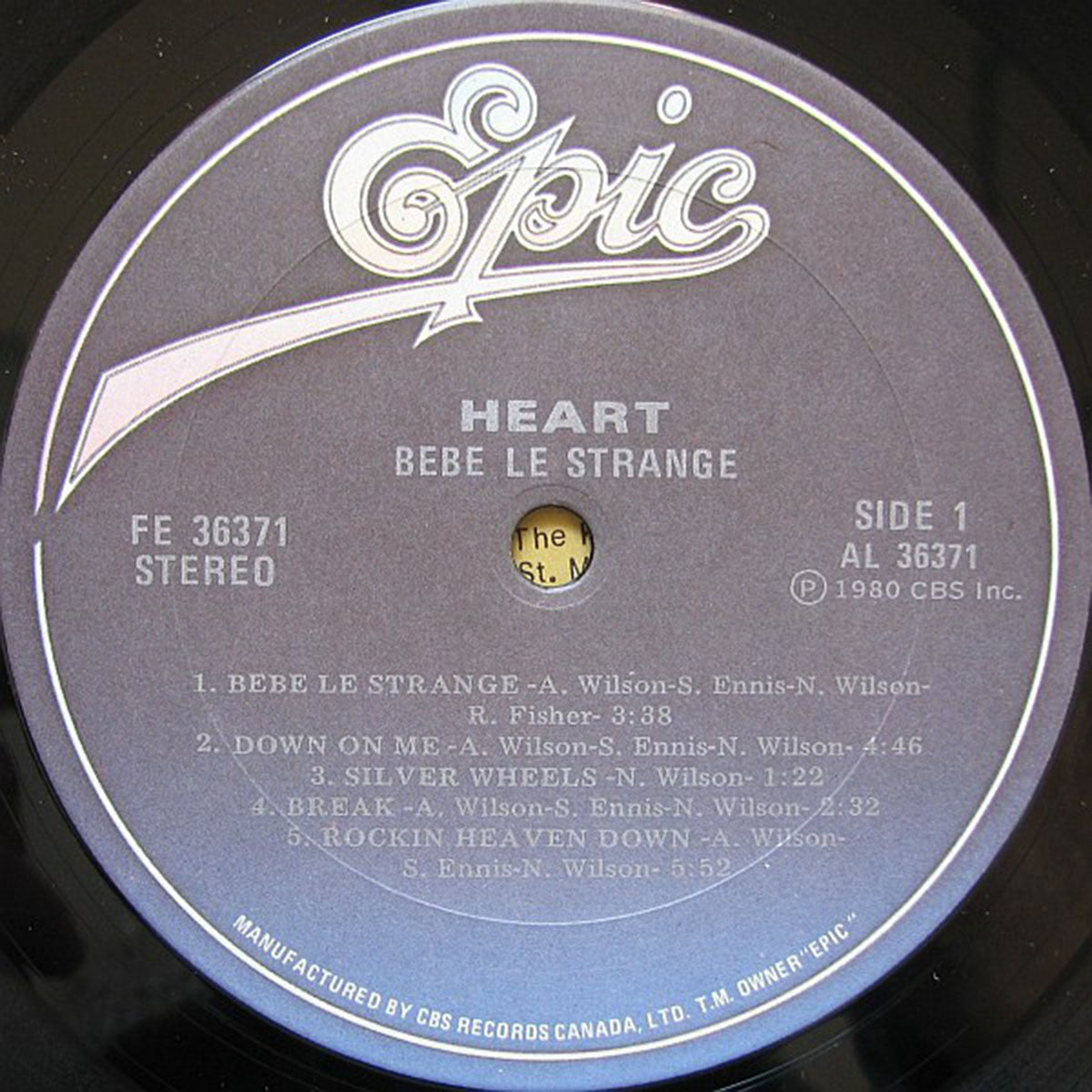 Heart ‎– Bebe Le Strange - 1980