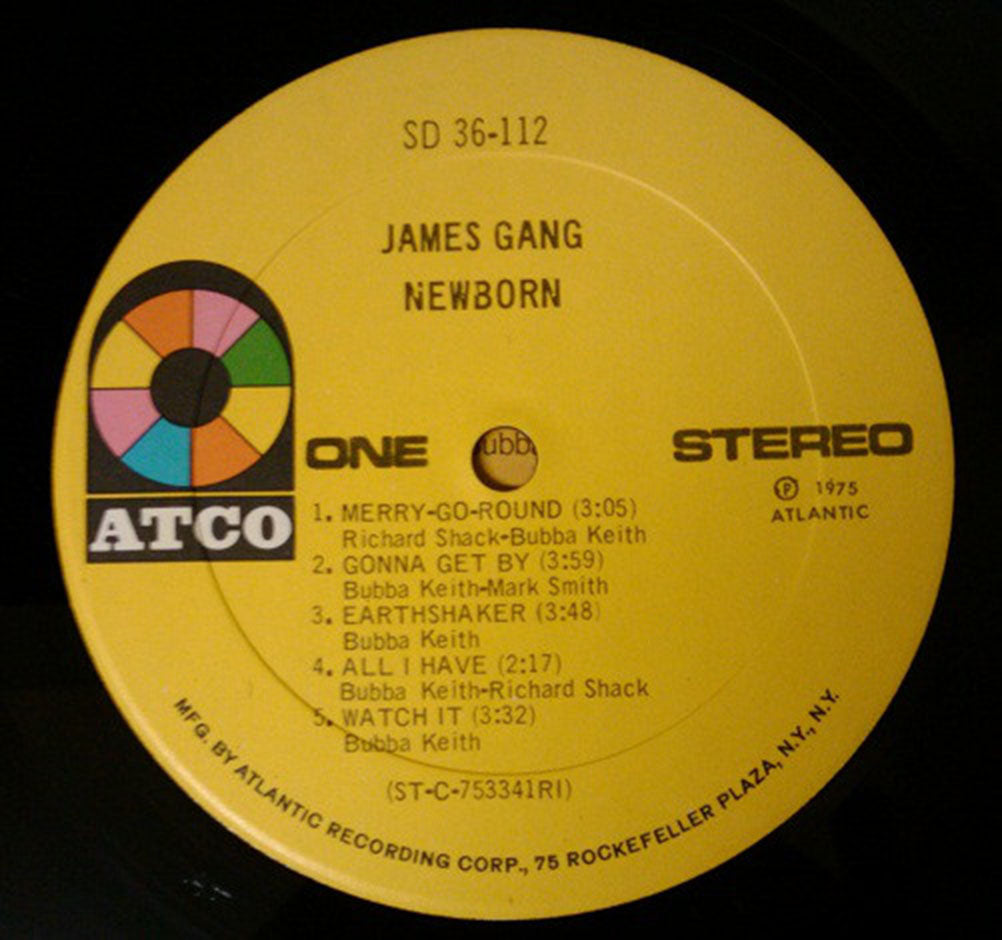 James Gang ‎– Newborn - 1975 US Pressing