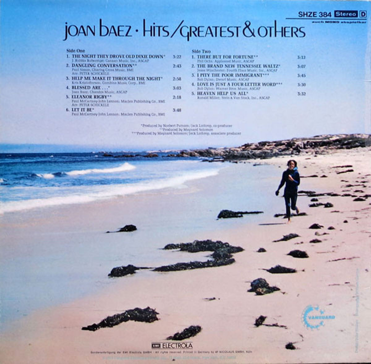 Joan Baez ‎– Hits/Greatest & Others - German Pressing