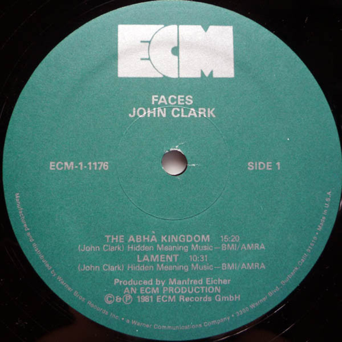 John Clark – Faces - 1981 US Pressing