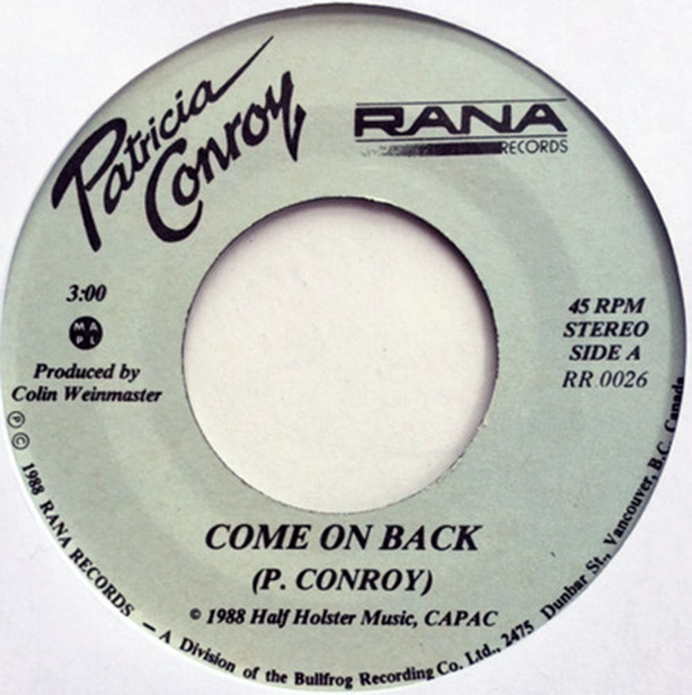 Patricia Conroy ‎– Come On Back