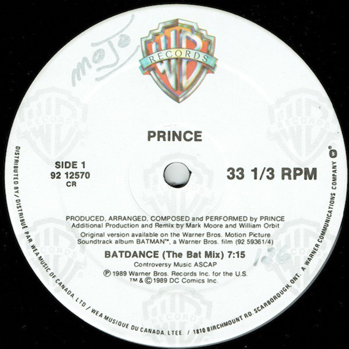 Prince ‎– Batdance - 1989