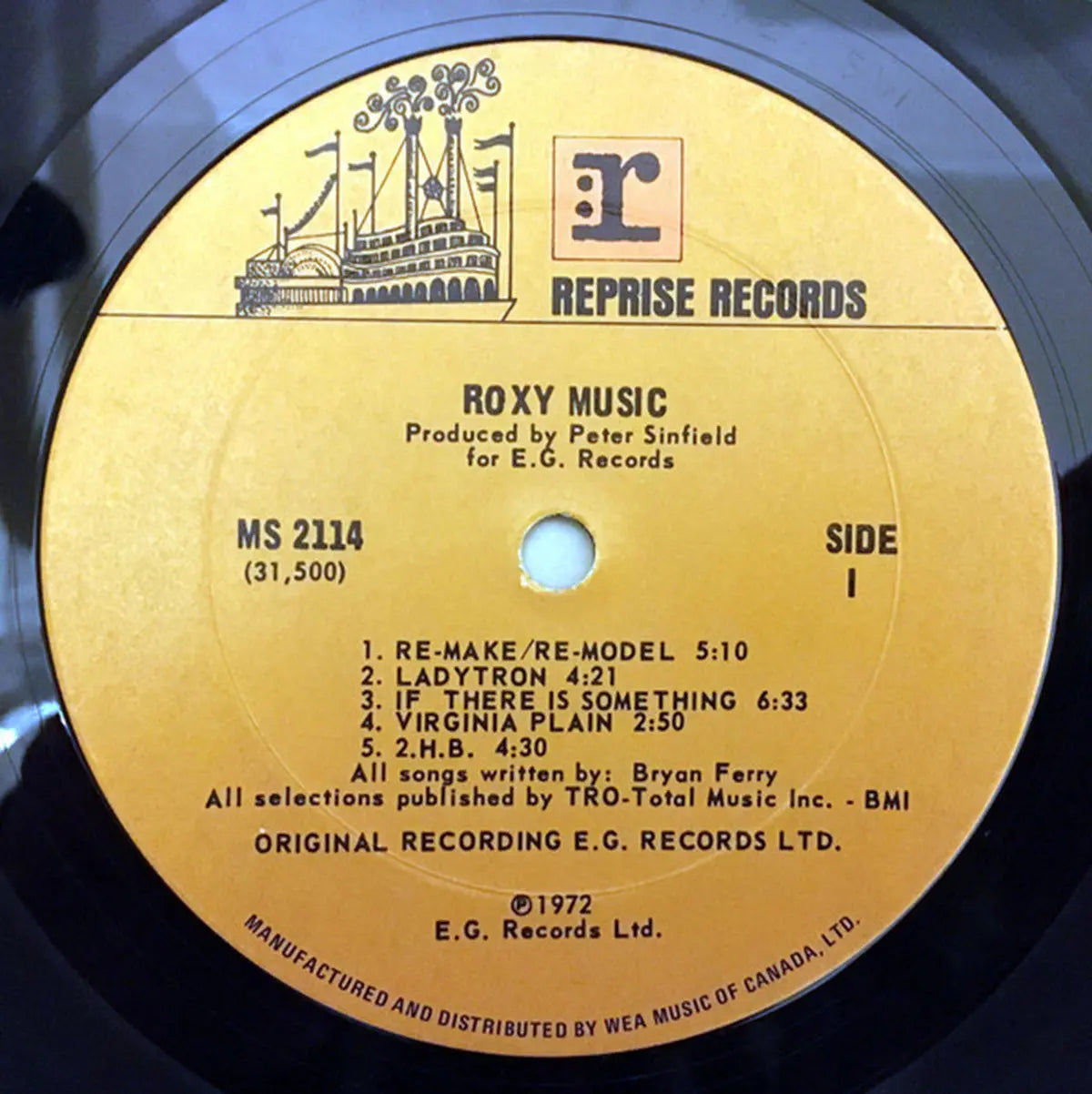 Roxy Music ‎– Roxy Music - VinylPursuit.com