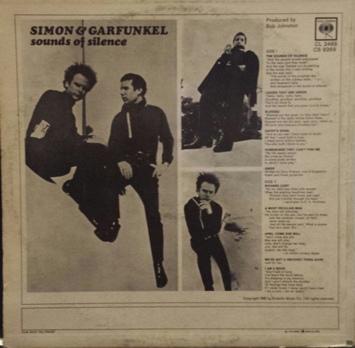 Simon & Garfunkel ‎– Sounds Of Silence - MONO