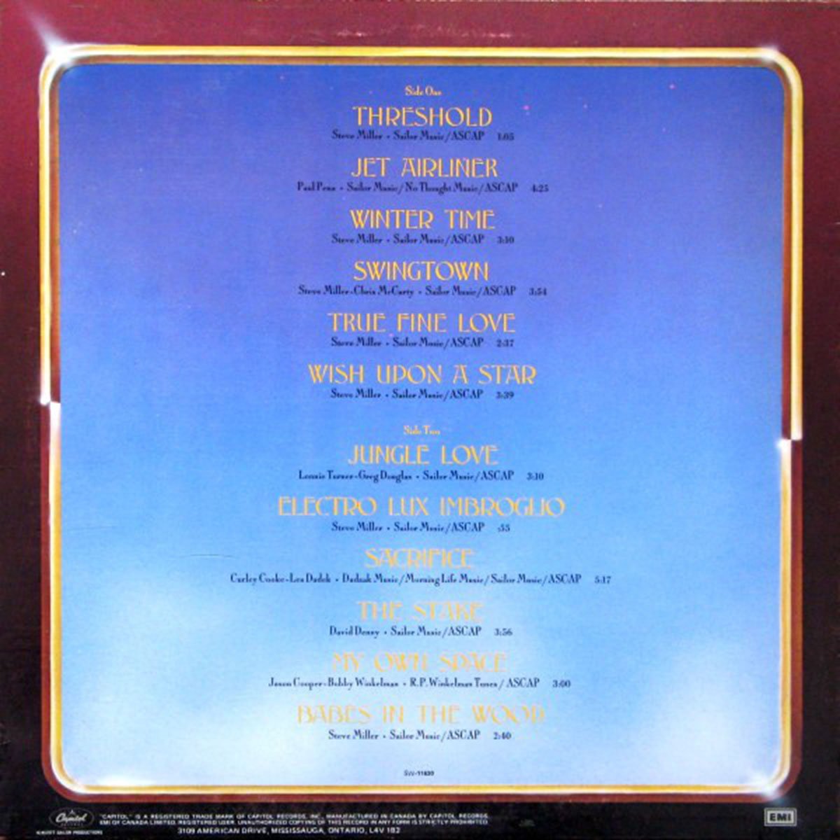 Steve Miller Band ‎– Book Of Dreams - 1977 Original!