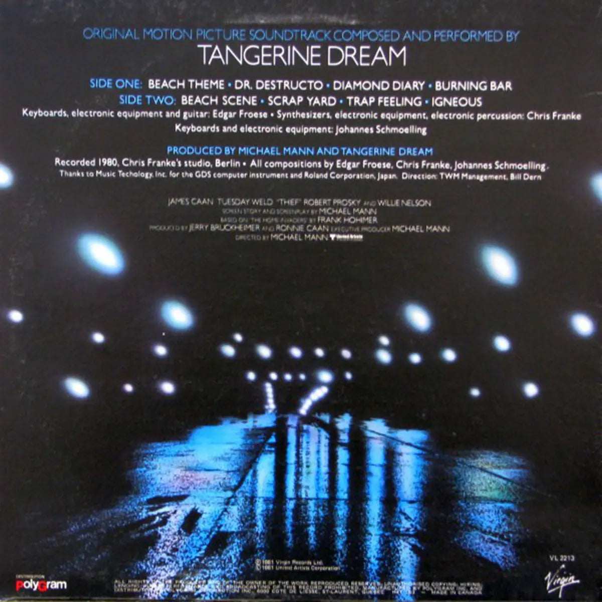 Tangerine Dream ‎– Thief VinylPursuit.com