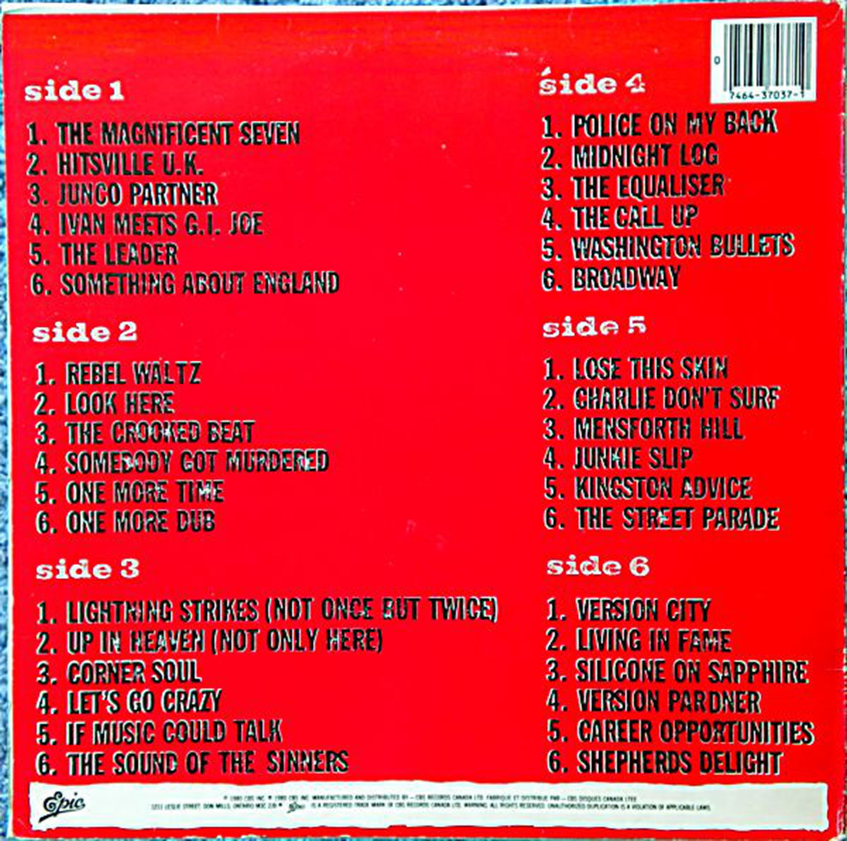 The Clash ‎– Sandinista! VinylPursuit.com
