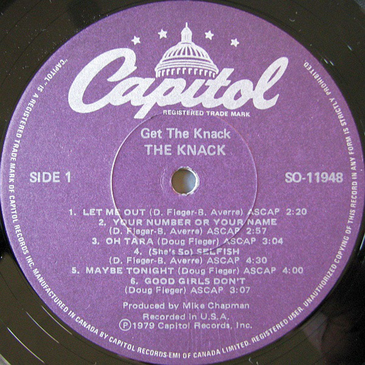 The Knack ‎– Get The Knack!