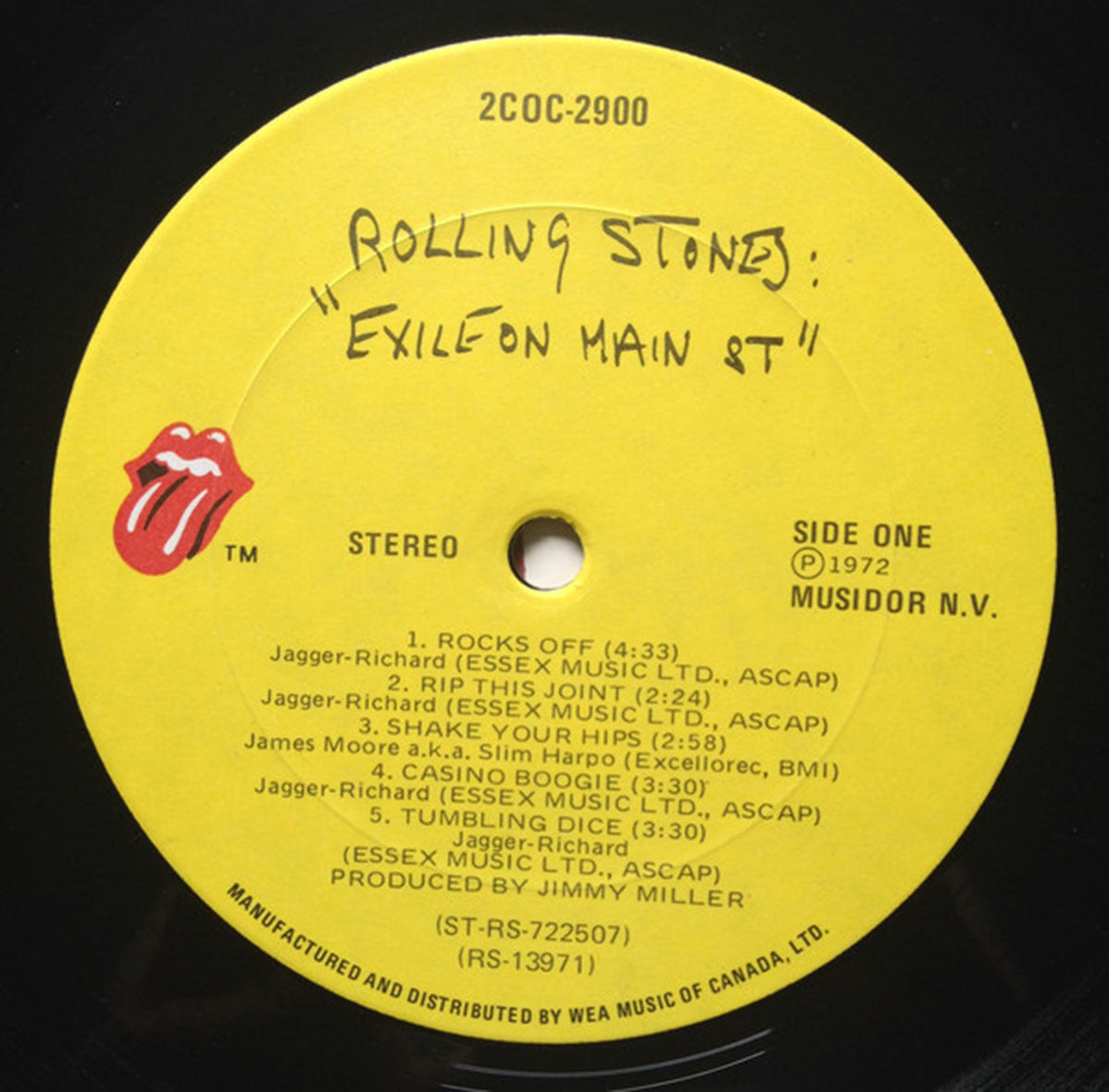 The Rolling Stones ‎– Exile On Main Street