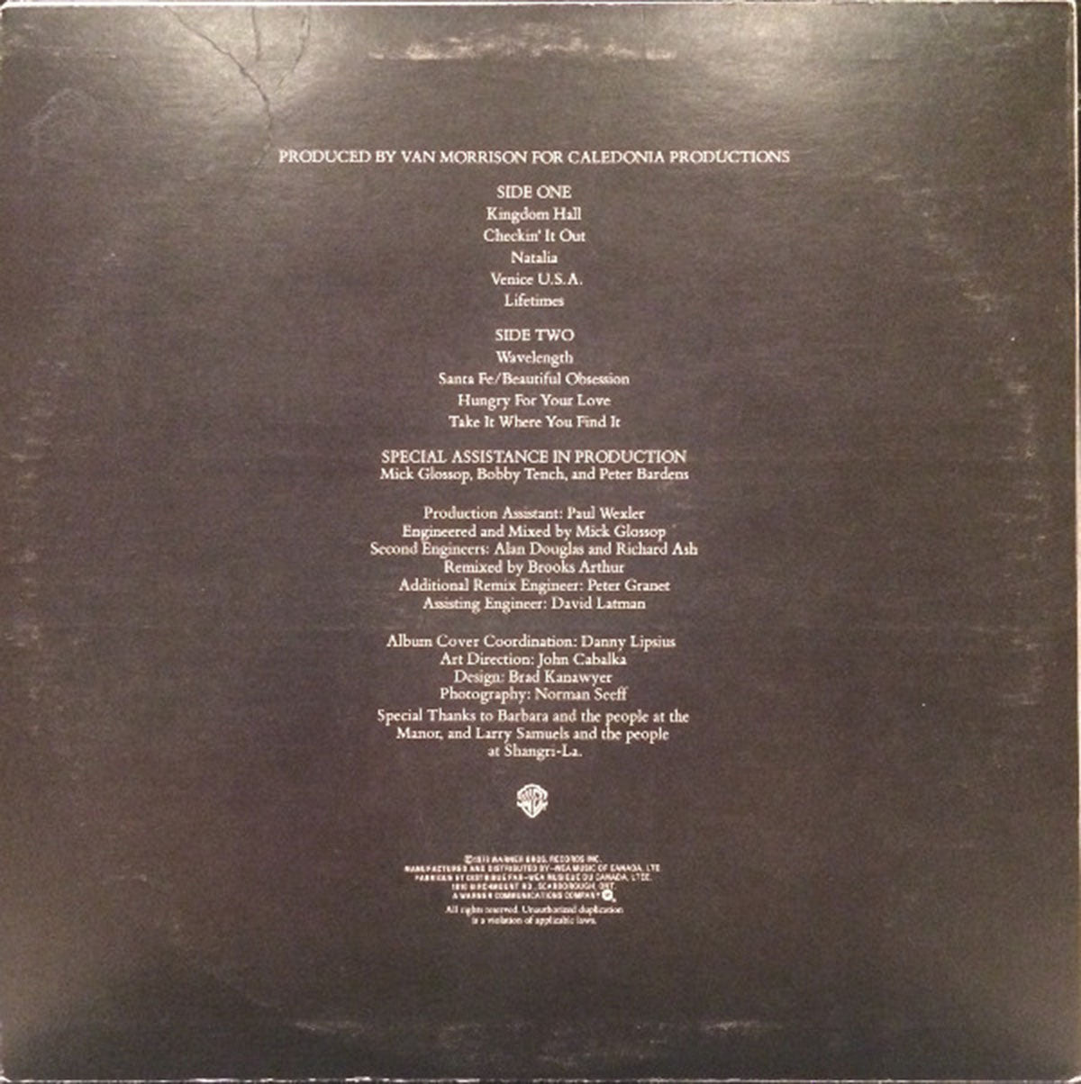 Van Morrison ‎– Wavelength - 1978 VinylPursuit.com