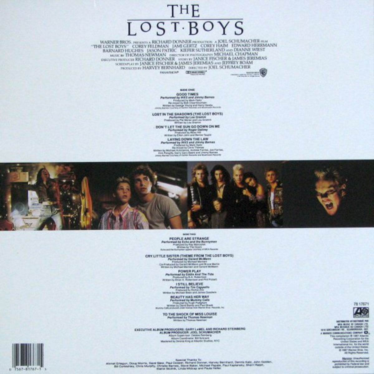 The Lost Boys - Original Motion Picture Movie Soundtrack - Various ‎