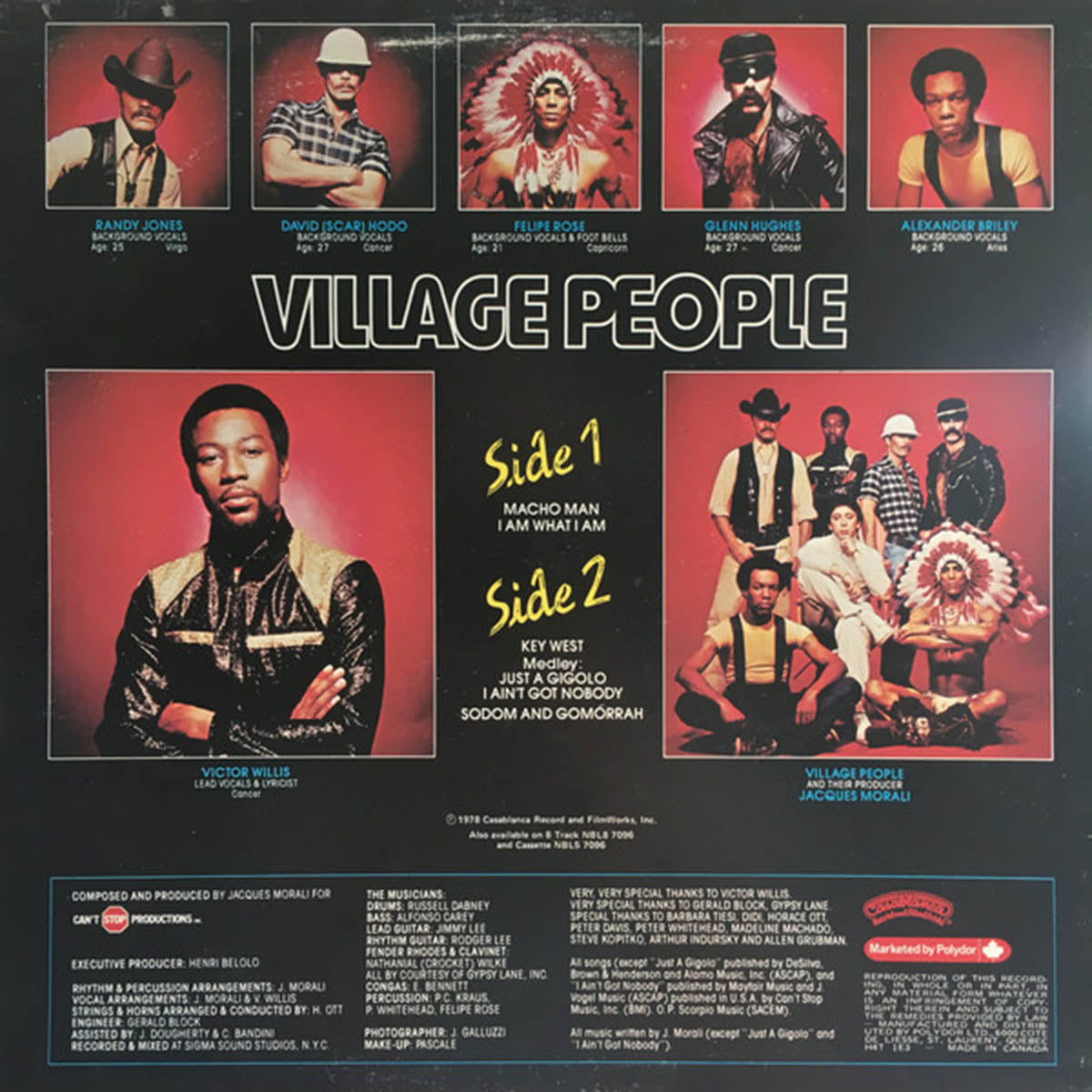 Village People ‎– Macho Man - 1978