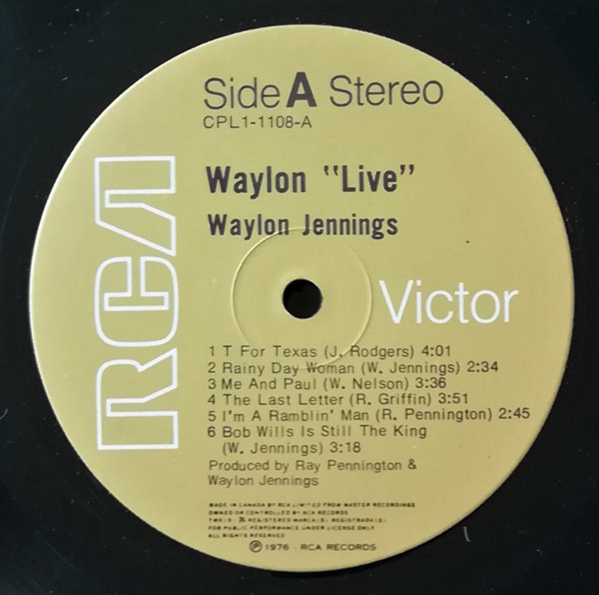 Waylon Jennings ‎– Waylon Live - 1978