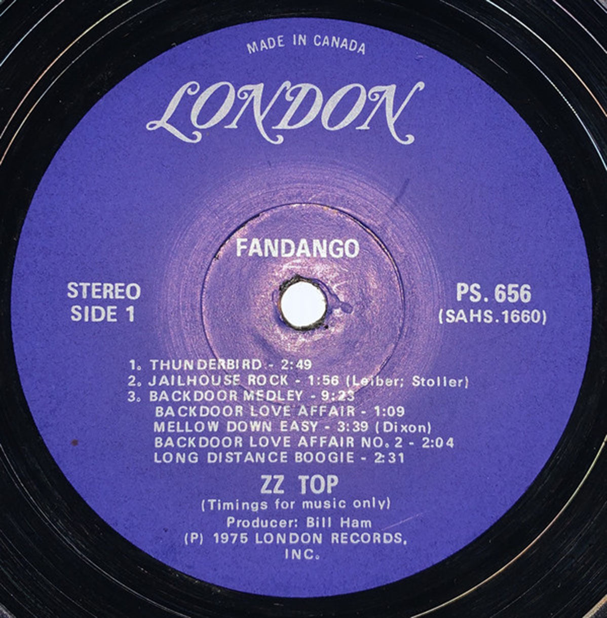 ZZ Top ‎– Fandango! - 1975 VinylPursuit.com