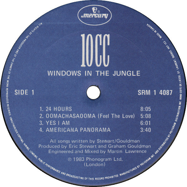 10cc – Windows In The Jungle - 1983