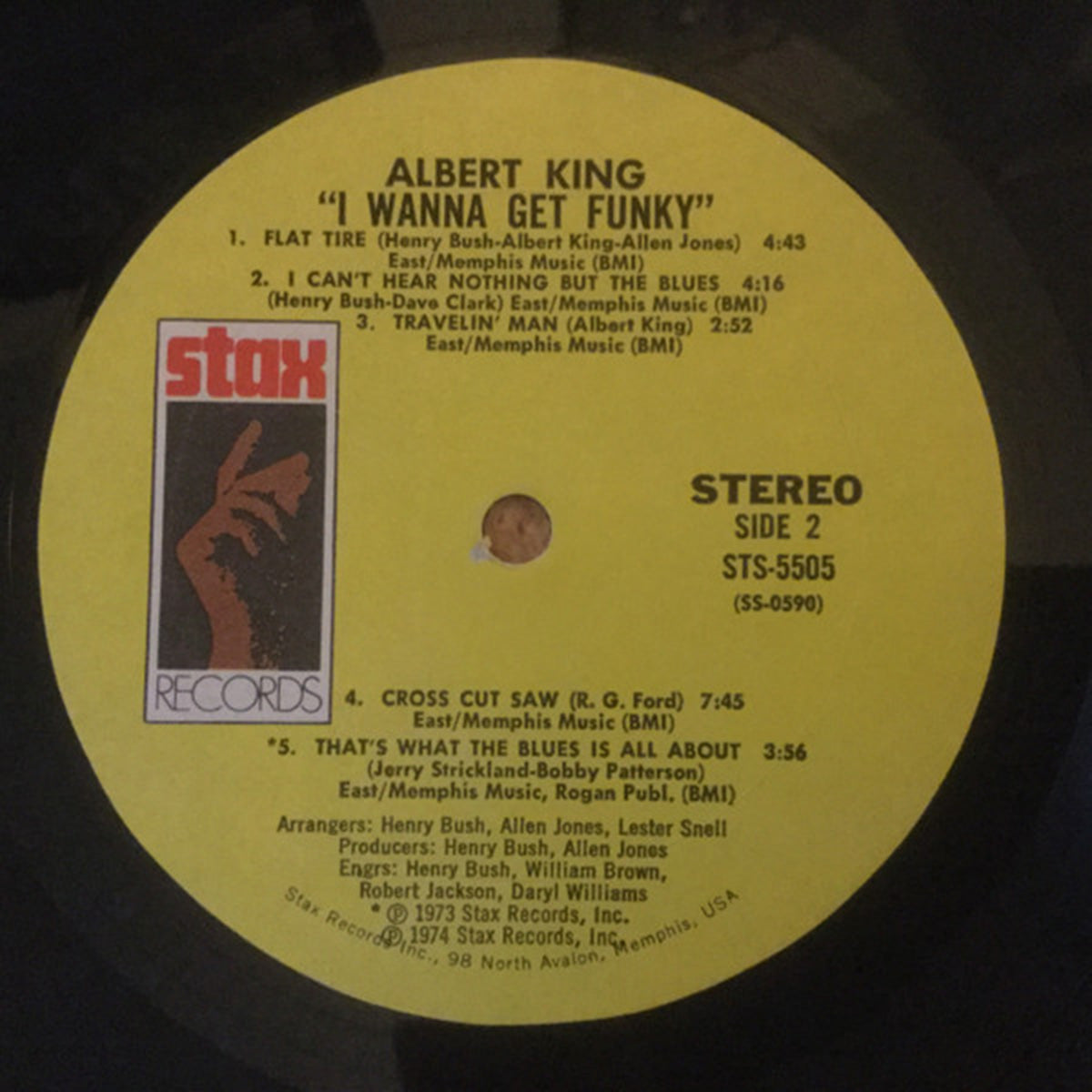 Albert King – I Wanna Get Funky - 1974 US Pressing