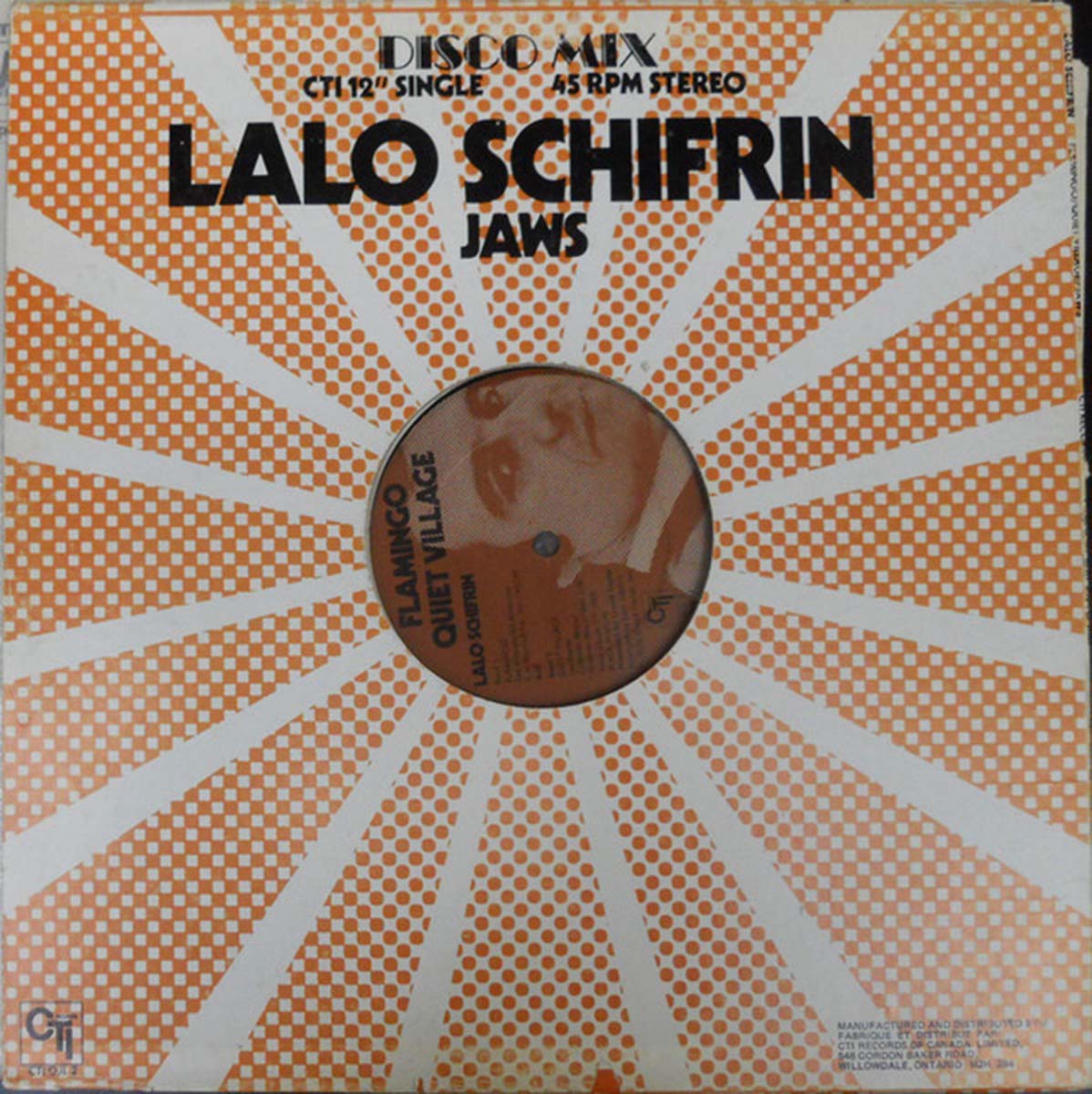 Lalo Schifrin ‎– Jaws - RARE