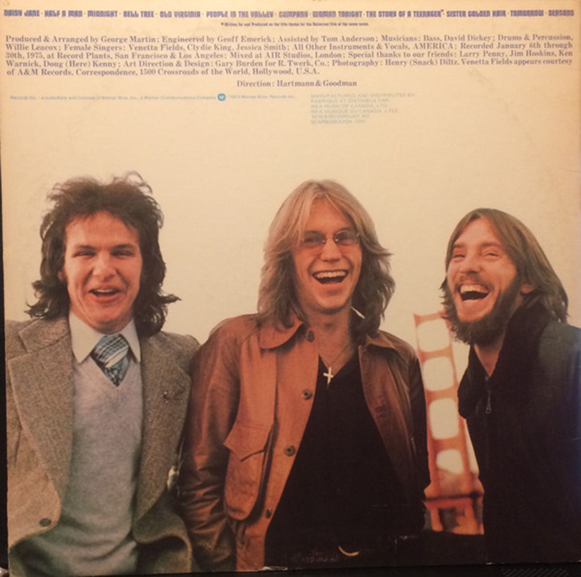 America – Hearts - 1975 Original