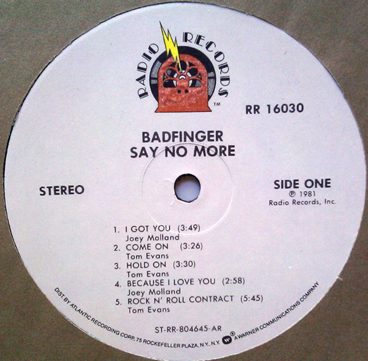 Badfinger – Say No More - US Pressing