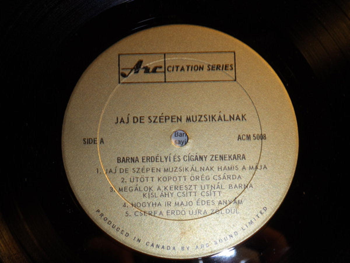 Barna Erdelyi, Leszlie Ven – Jaj de Szepen Muzsikalnak