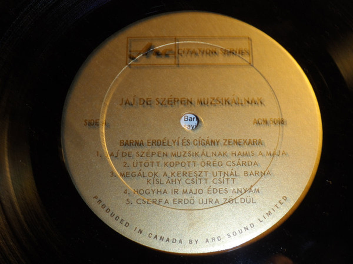 Barna Erdelyi, Leszlie Ven – Jaj de Szepen Muzsikalnak