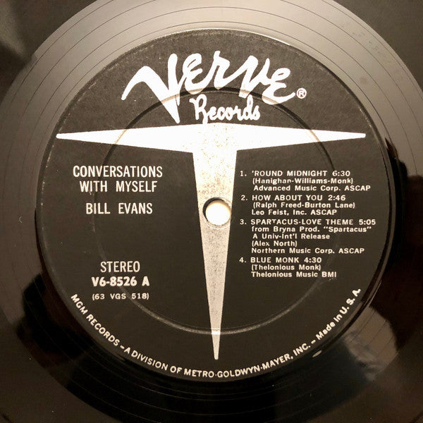Bill Evans – Conversations With Myself US Pressing