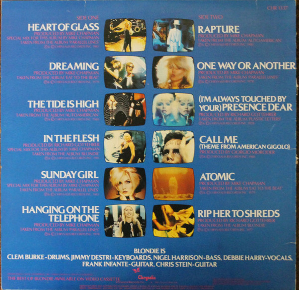 Blondie – The Best Of Blondie - 1981 Original