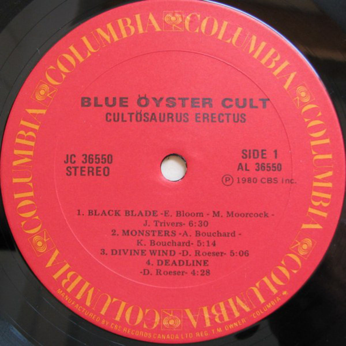 Blue Oyster Cult – Cultosaurus Erectus - 1980 Original