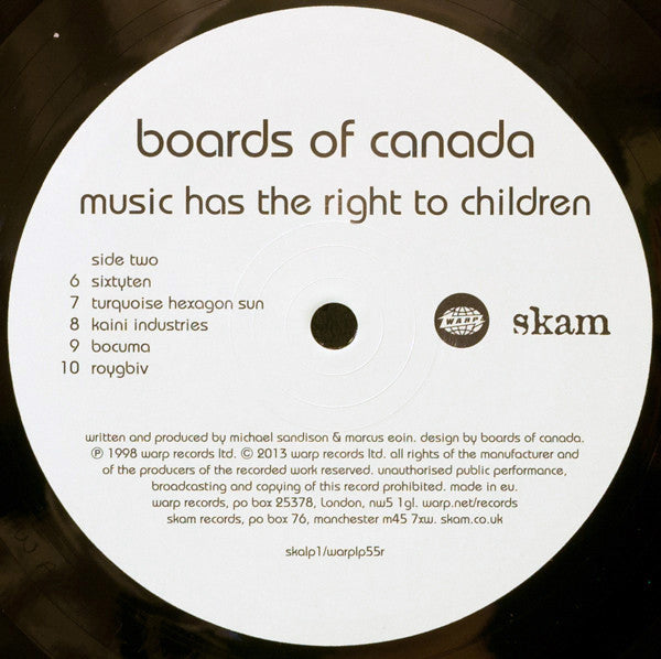 Boards Of Canada – Music Has The Right To Children – Vinyl
