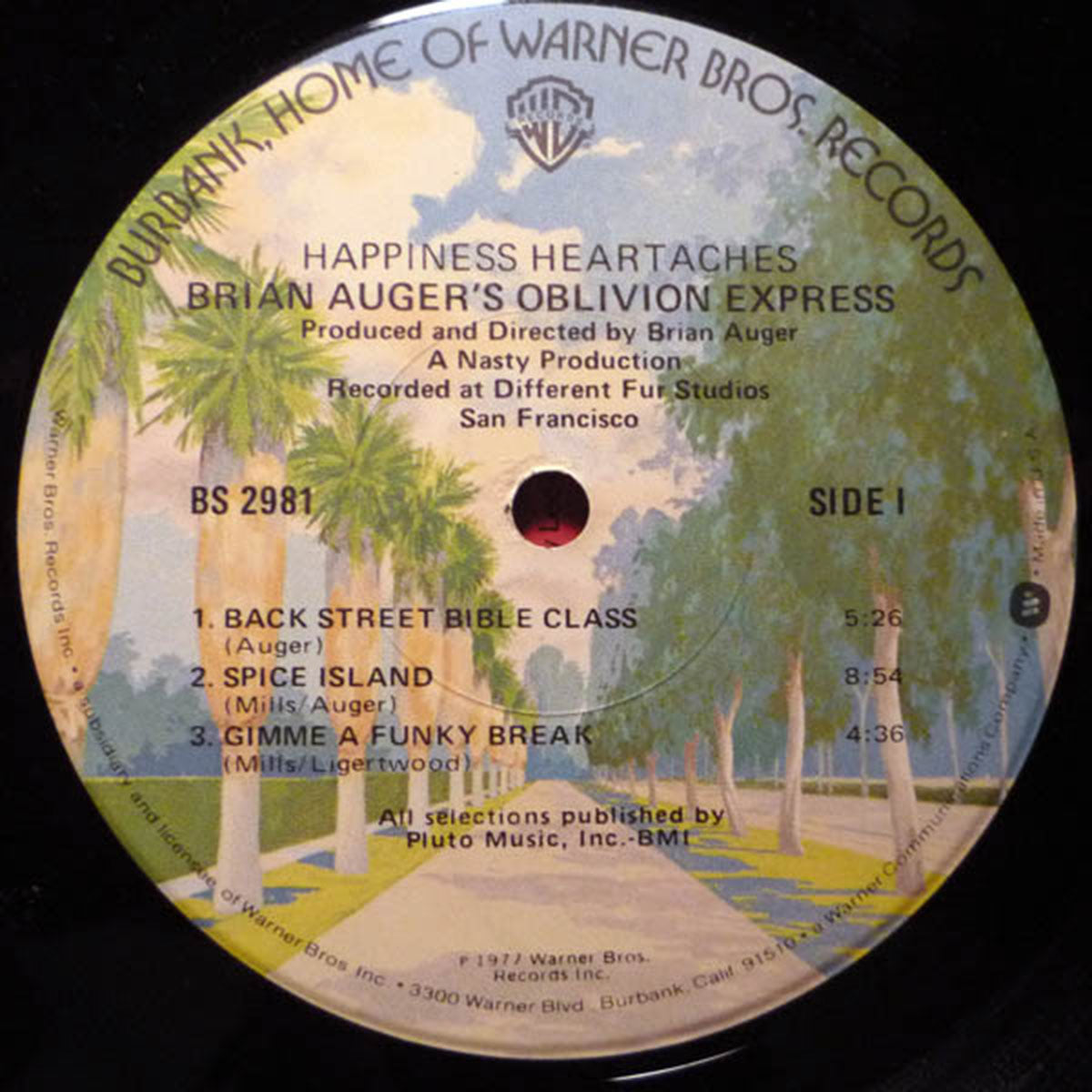Brian Auger's Oblivion Express – Happiness Heartaches - US Pressing