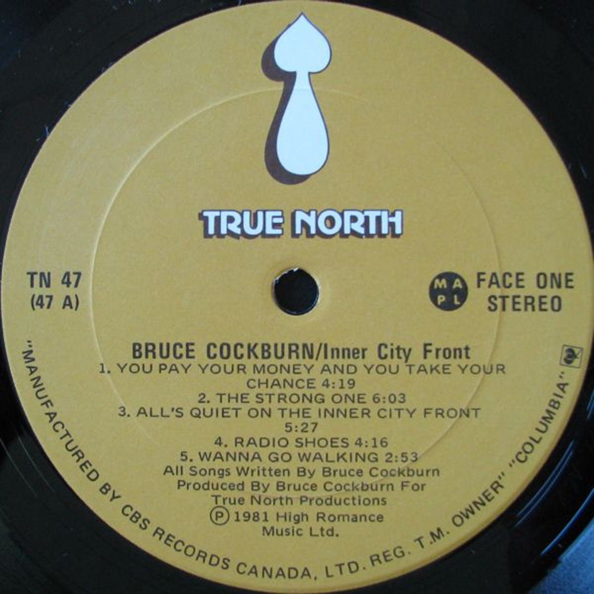 Bruce Cockburn – Inner City Front - 1981