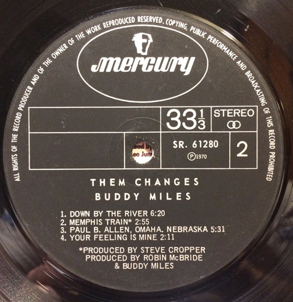 Buddy Miles – Them Changes - 1978 US Pressing