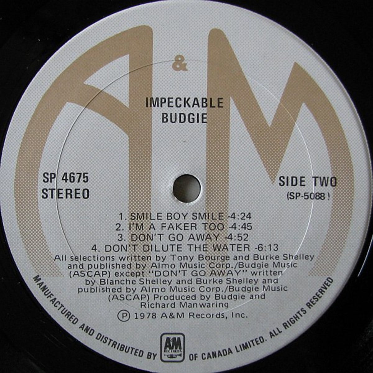 Budgie – Impeckable - 1978!
