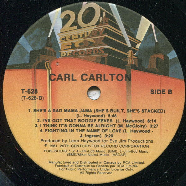 Carl Carlton – Carl Carlton - 1981