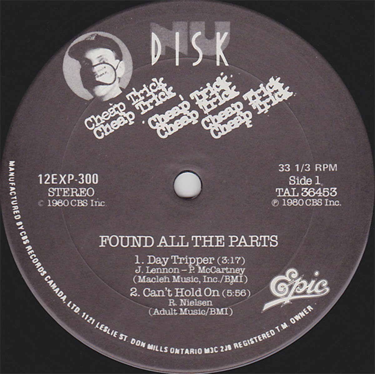 Cheap Trick – Found All The Parts - 1980 with 7"" Single!