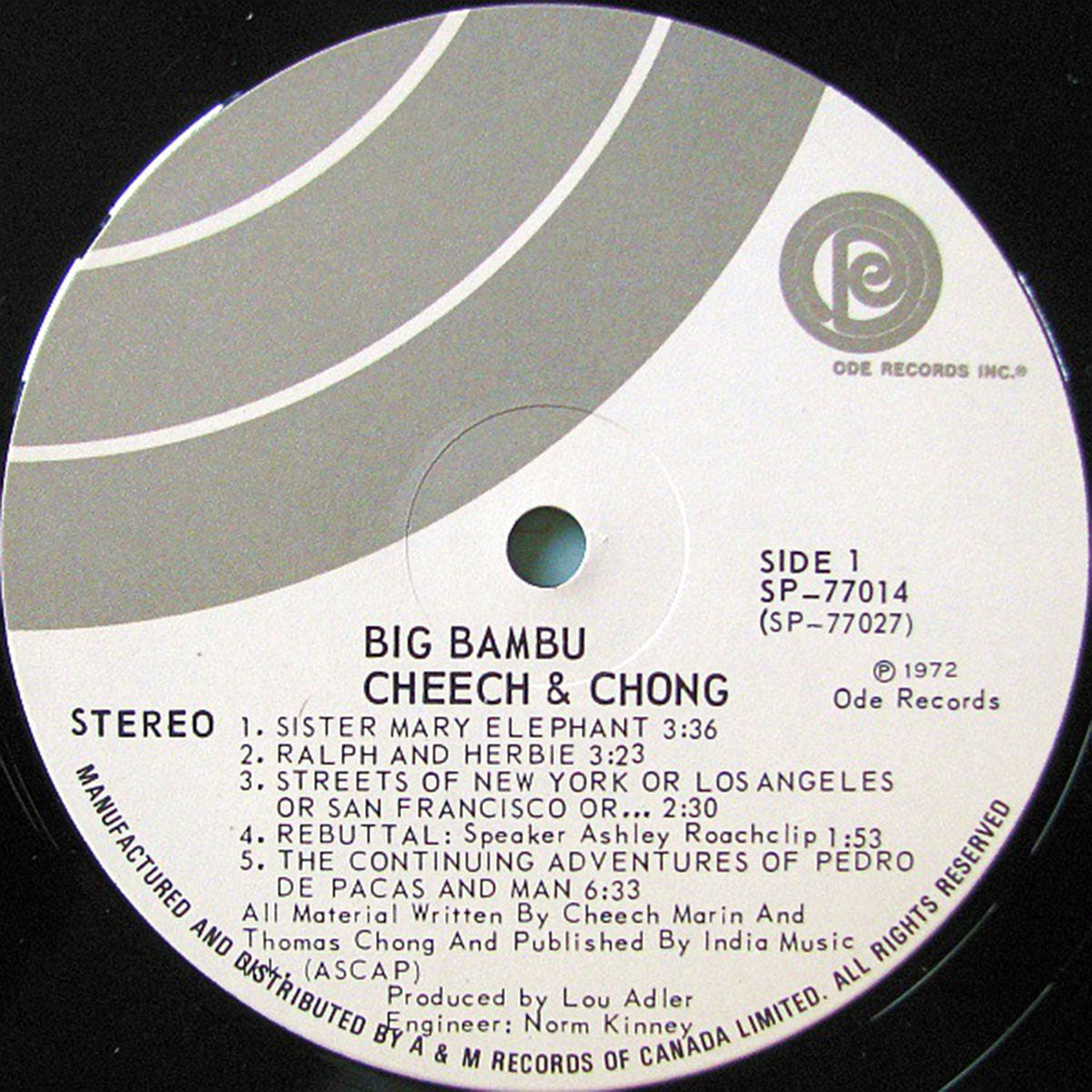 Cheech & Chong – Big Bambú VinylPursuit.com