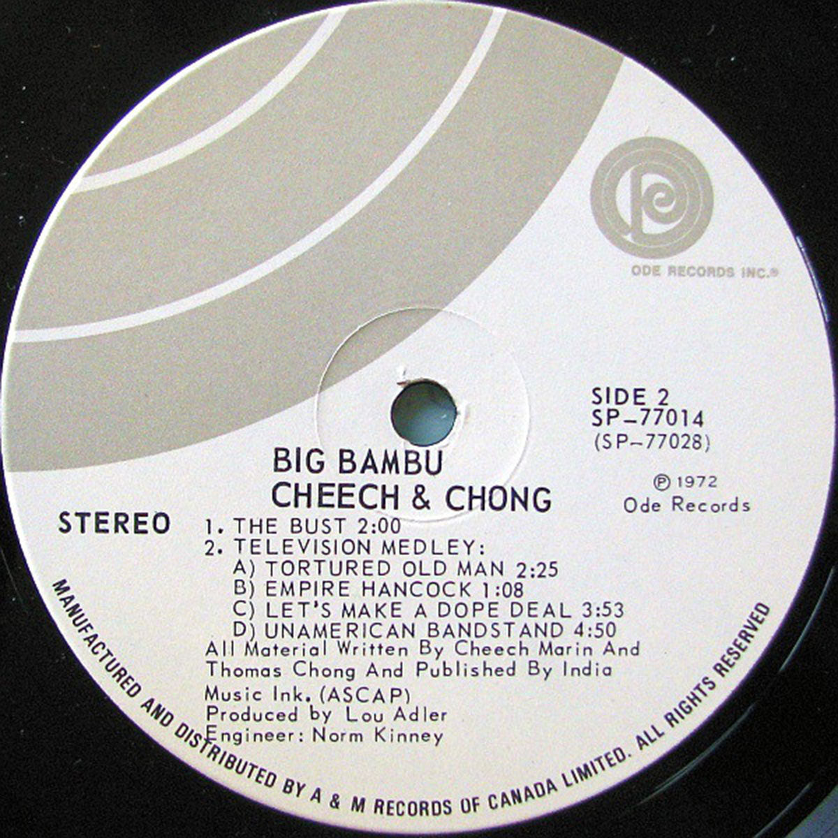 Cheech & Chong – Big Bambú VinylPursuit.com
