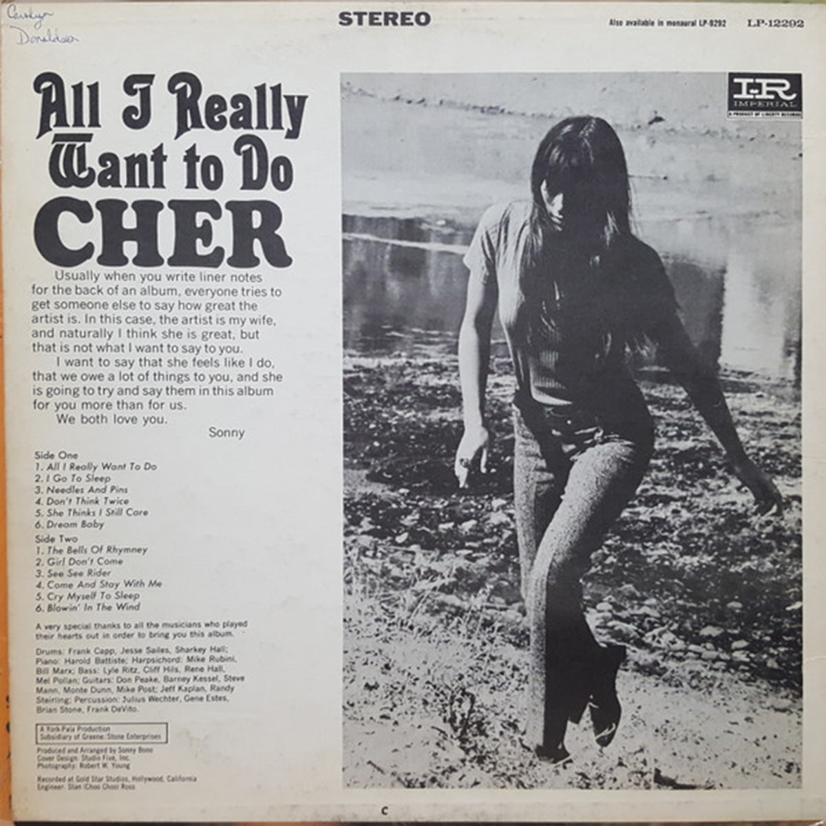 Cher – All I Really Want to Do