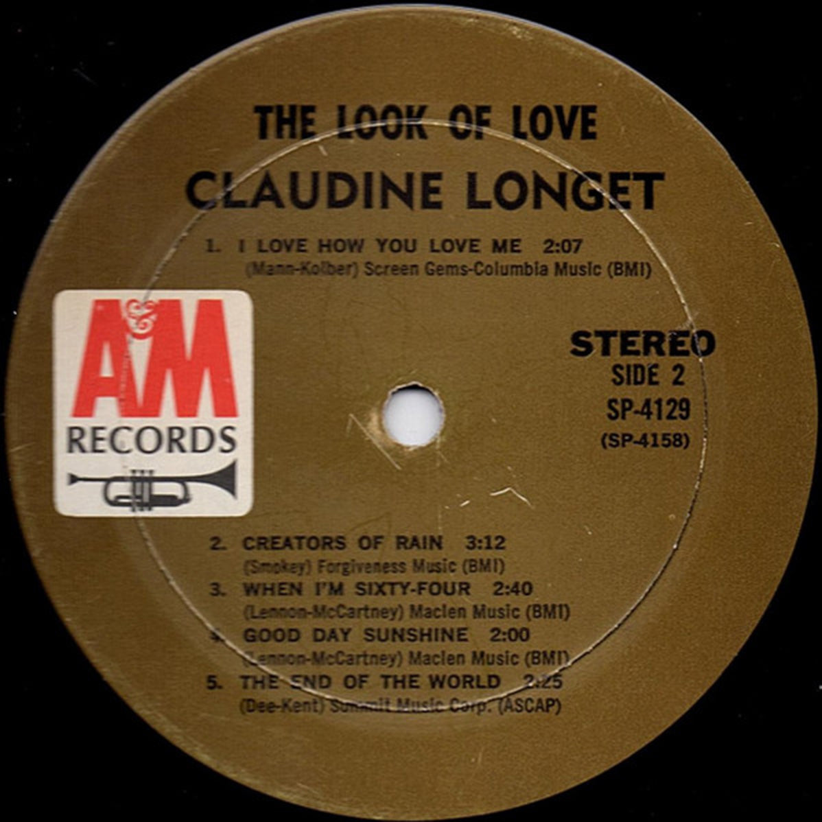 Claudine Longet – The Look Of Love - 1967 US Pressing