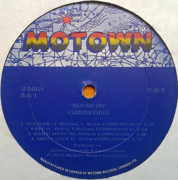 Commodores – Movin' On