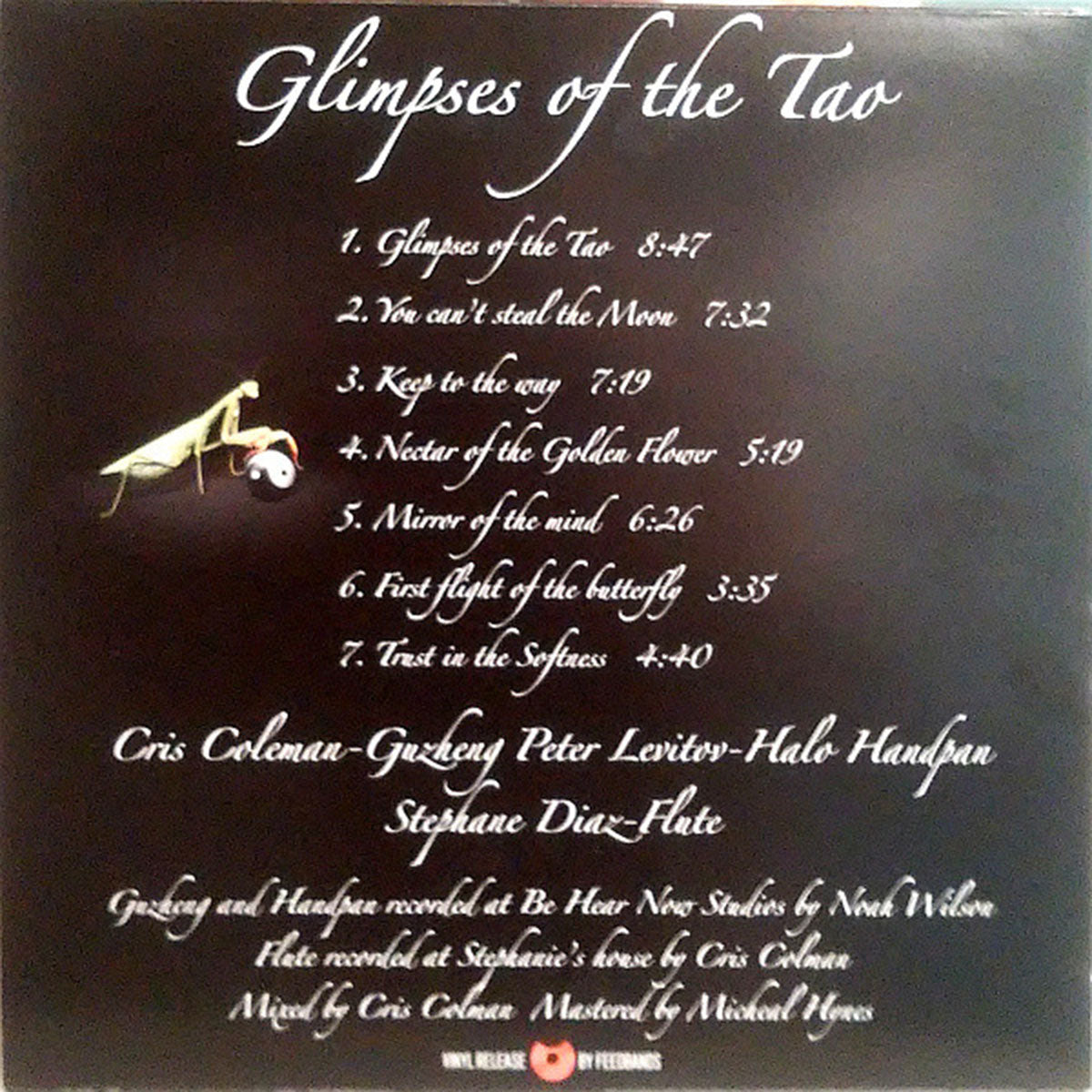 Cris Coleman, Peter Levitov And Stephane Diaz – Glimpses Of The Tao - Blue Vinyl