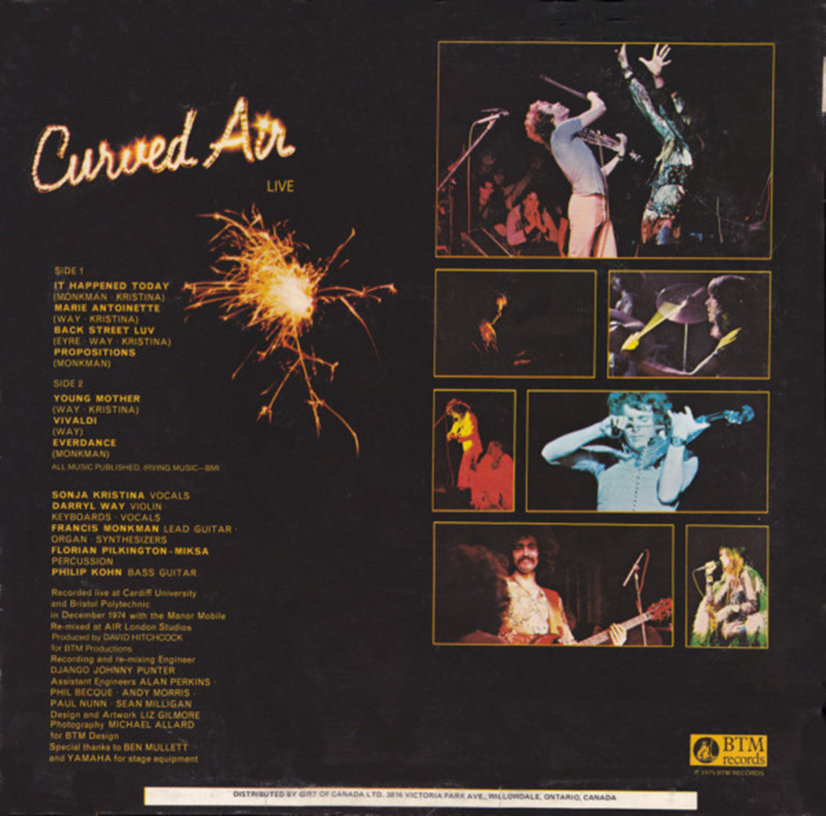 Curved Air – Curved Air Live