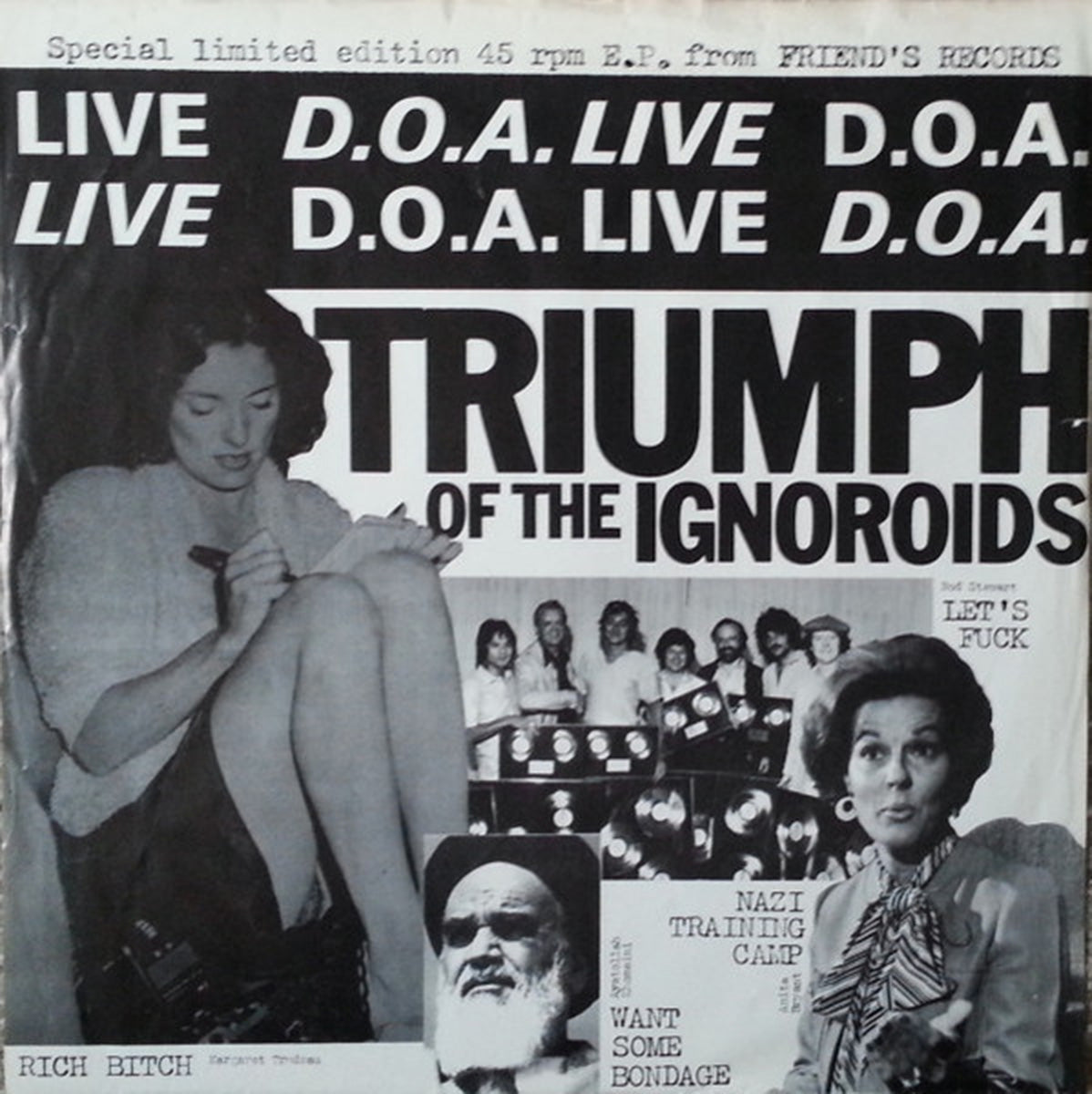 D.O.A. – Triumph Of The Ignoroids  - 1979 Rare