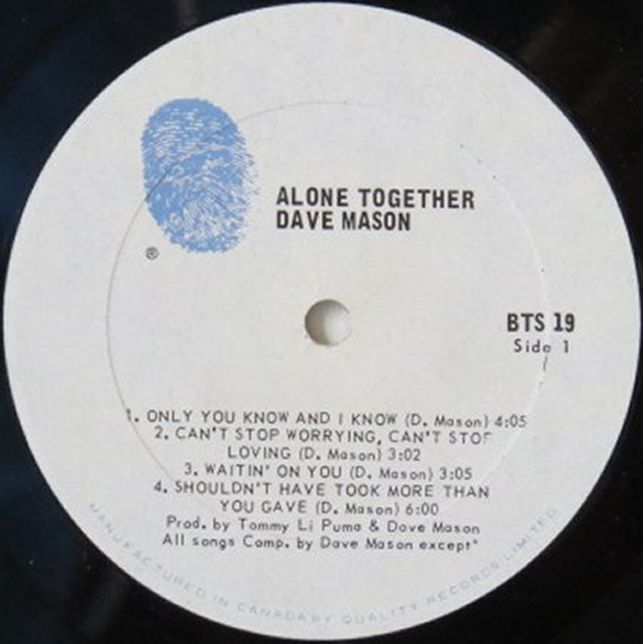 Dave Mason – Alone Together