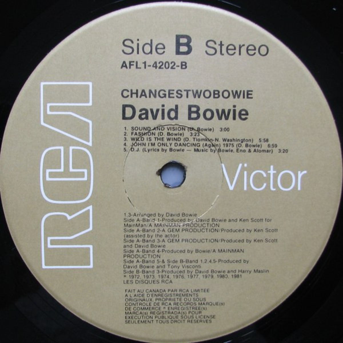 David Bowie – ChangesTwoBowie VinylPursuit.com
