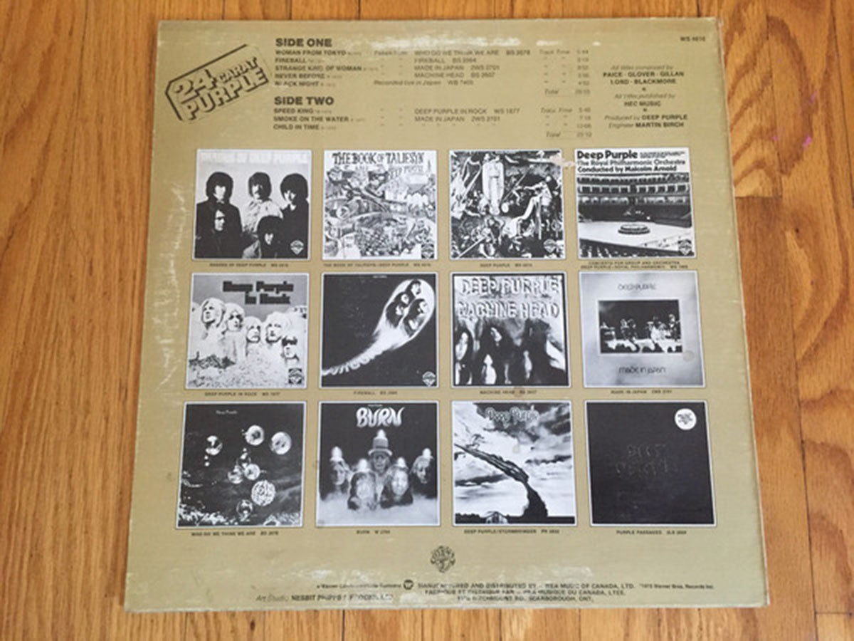 Deep Purple – 24 Carat Purple VinylPursuit.com