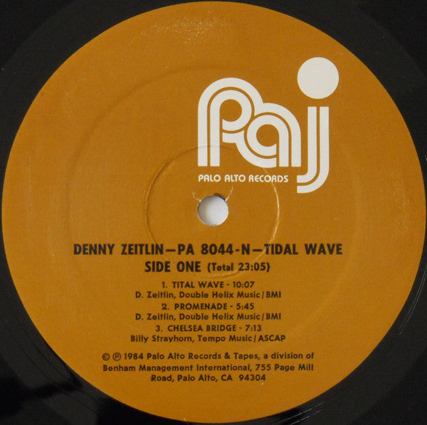 Denny Zeitlin – Tidal Wave US Pressing