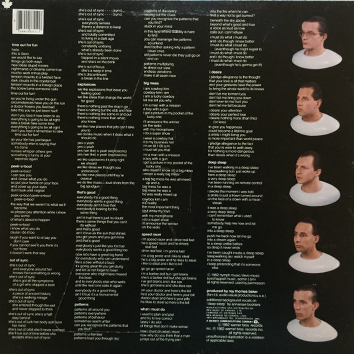 Devo – Oh, No! It's Devo - 1982 Vinyl Pursuit Inc