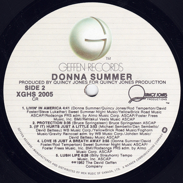 Donna Summer – Donna Summer - 1982 VinylPursuit.com