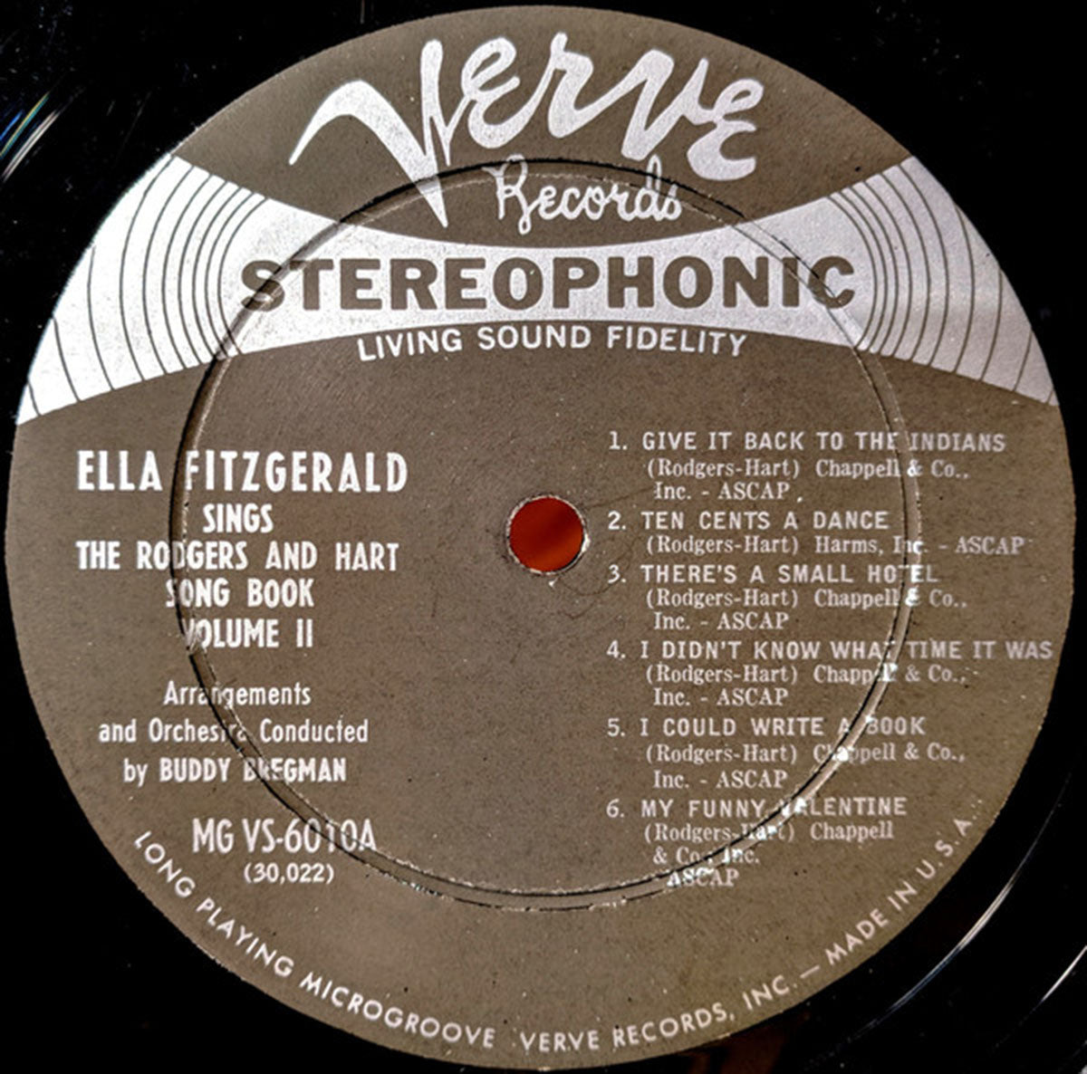 Ella Fitzgerald – Sings The Rodgers & Hart Songbook Volume 2 - US Pressing